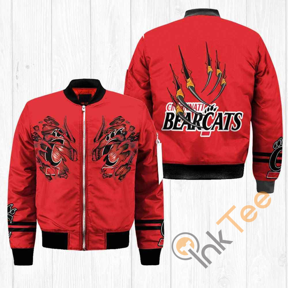 Cincinnati Bearcats NCAA Claws Apparel Best Christmas Gift For Fans Bomber Jacket