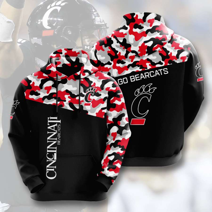 Cincinnati Bearcats Custom Hoodie 3D