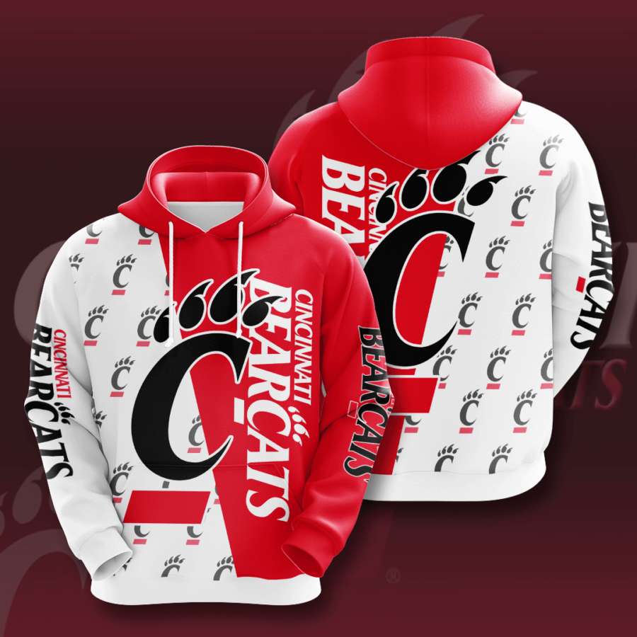 Cincinnati Bearcats Custom Hoodie 3D