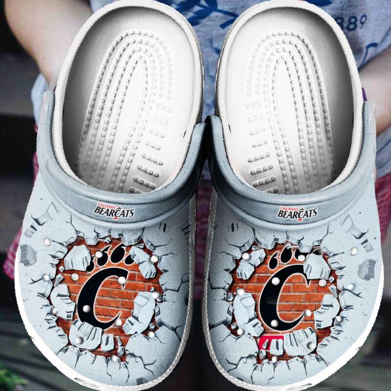 Cincinnati Bearcats Tide Crocs Clog Shoes 6 Cincinnati Bearcats Tide Crocs Clog Shoes