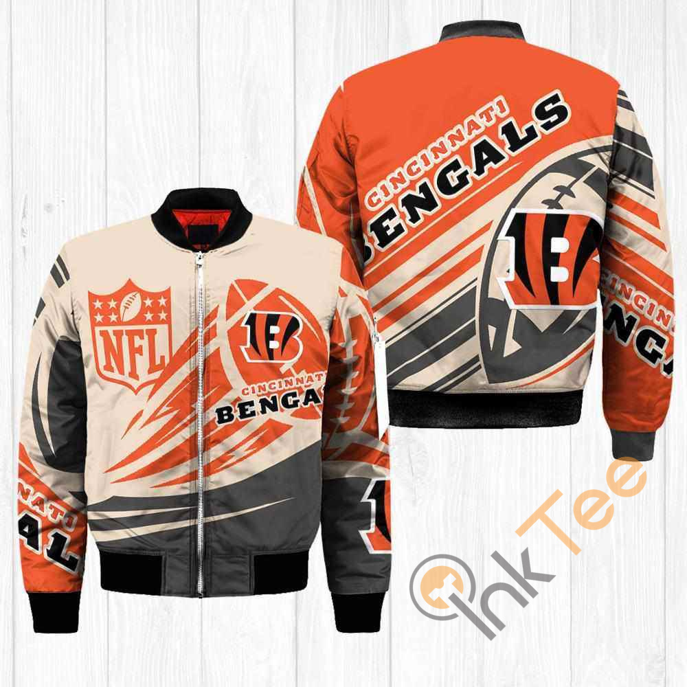 Cincinnati Bengals NFL Balls Apparel Best Christmas Gift For Fans Bomber Jacket