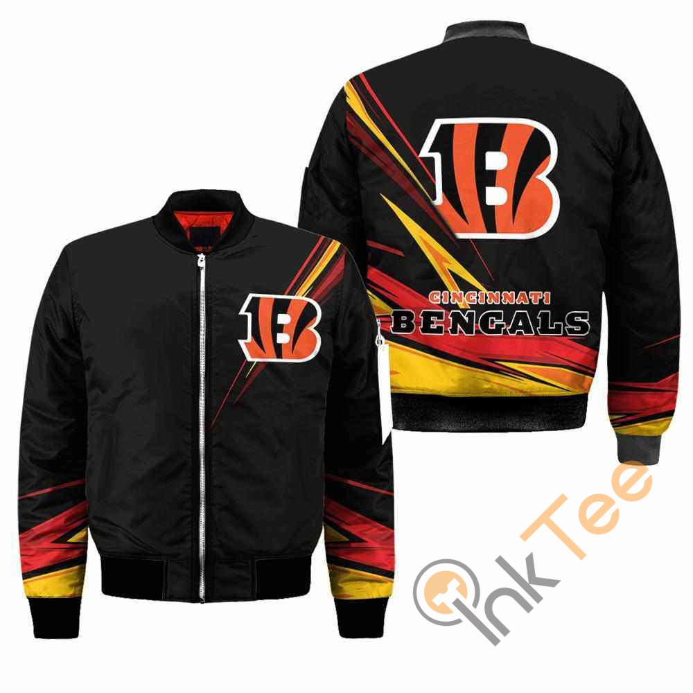 Cincinnati Bengals NFL Black Apparel Best Christmas Gift For Fans Bomber Jacket