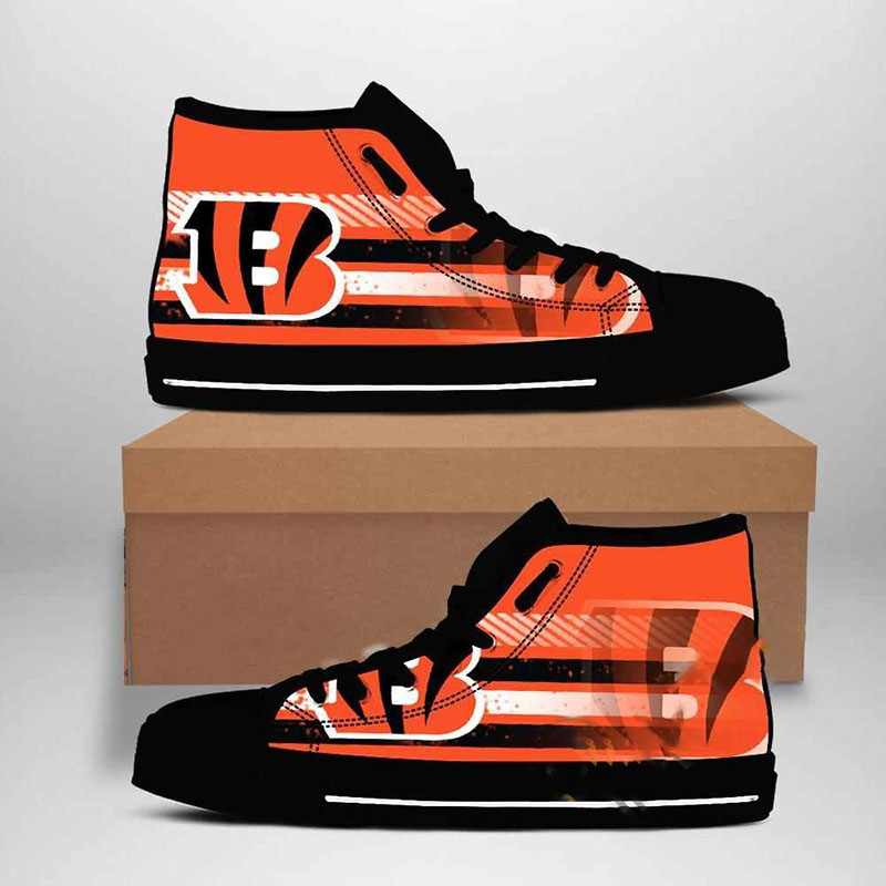 Cincinnati Bengals Nfl Football High Top Shoes