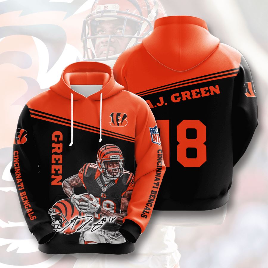 Cincinnati Bengals Custom Hoodie 3D