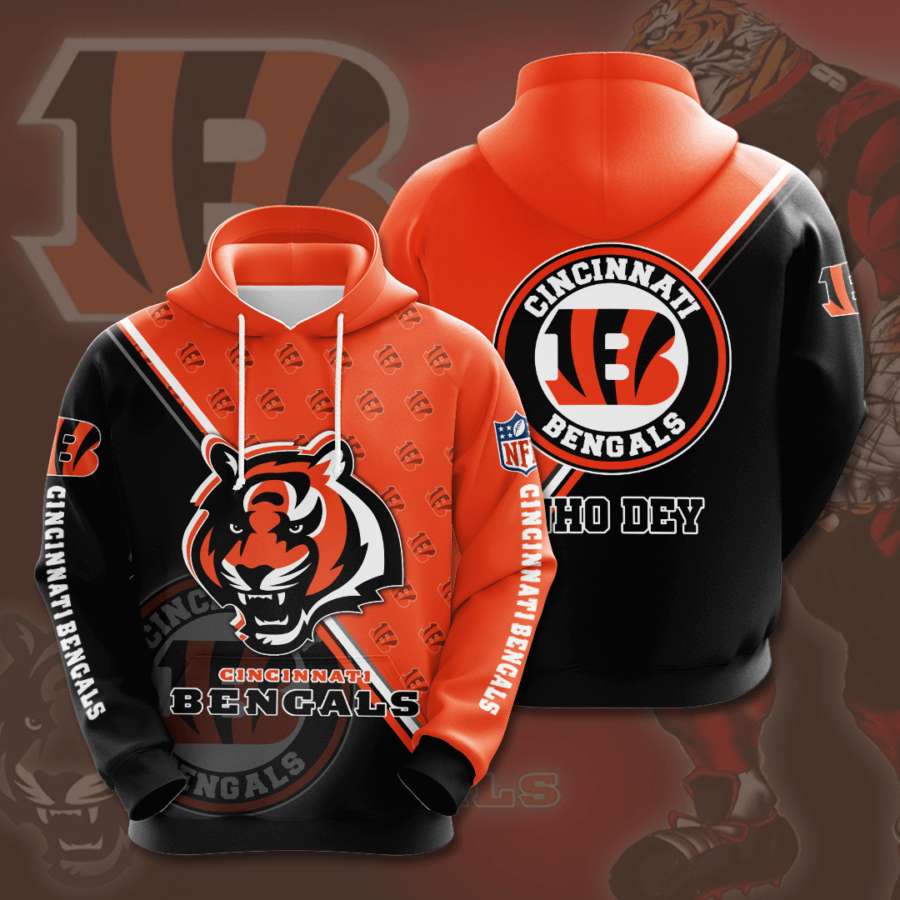 Cincinnati Bengals Custom Hoodie 3D 6 Cincinnati Bengals Custom Hoodie 3D