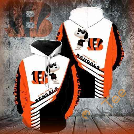 Cincinnati Bengals Snoopy Hoodie 3d
