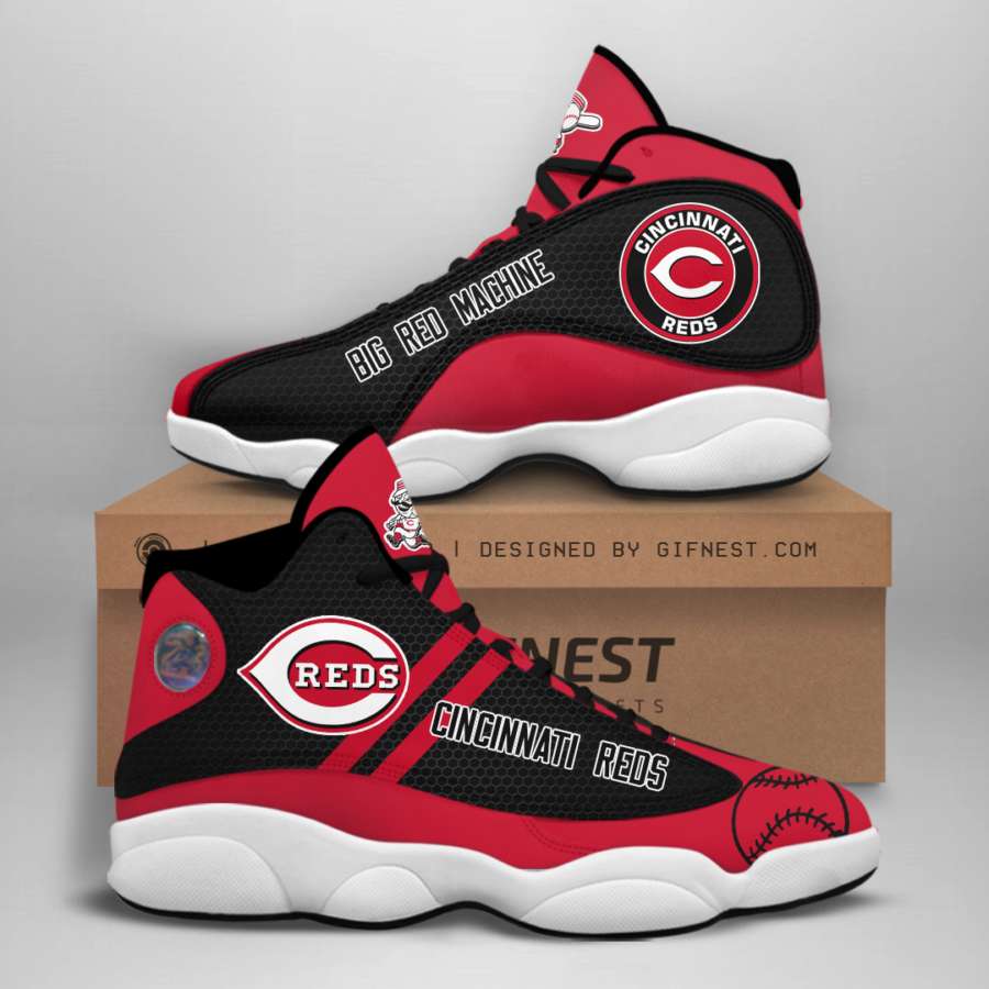 Cincinnati Reds Custom Air Jordan Shoes 4 Cincinnati Reds Custom Air Jordan Shoes