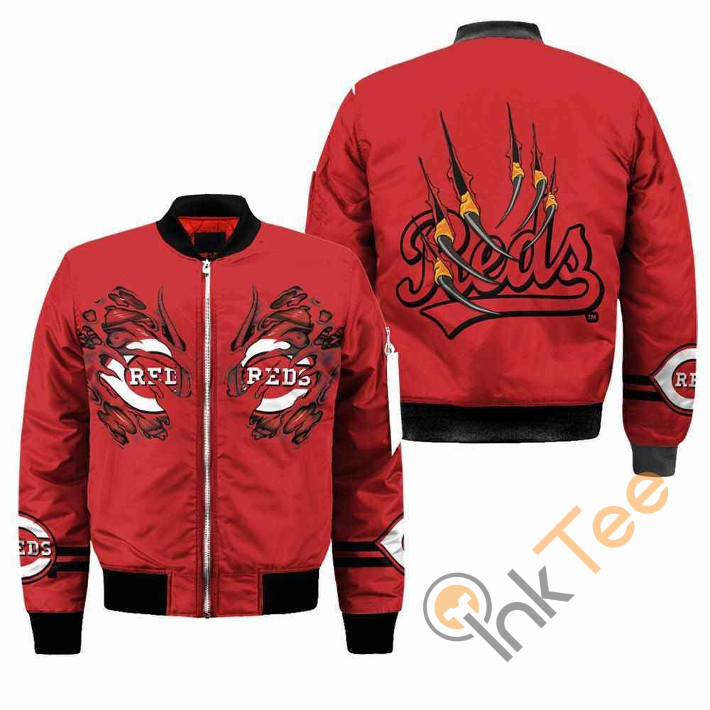 Cincinnati Reds MLB Claws Apparel Best Christmas Gift For Fans Bomber Jacket