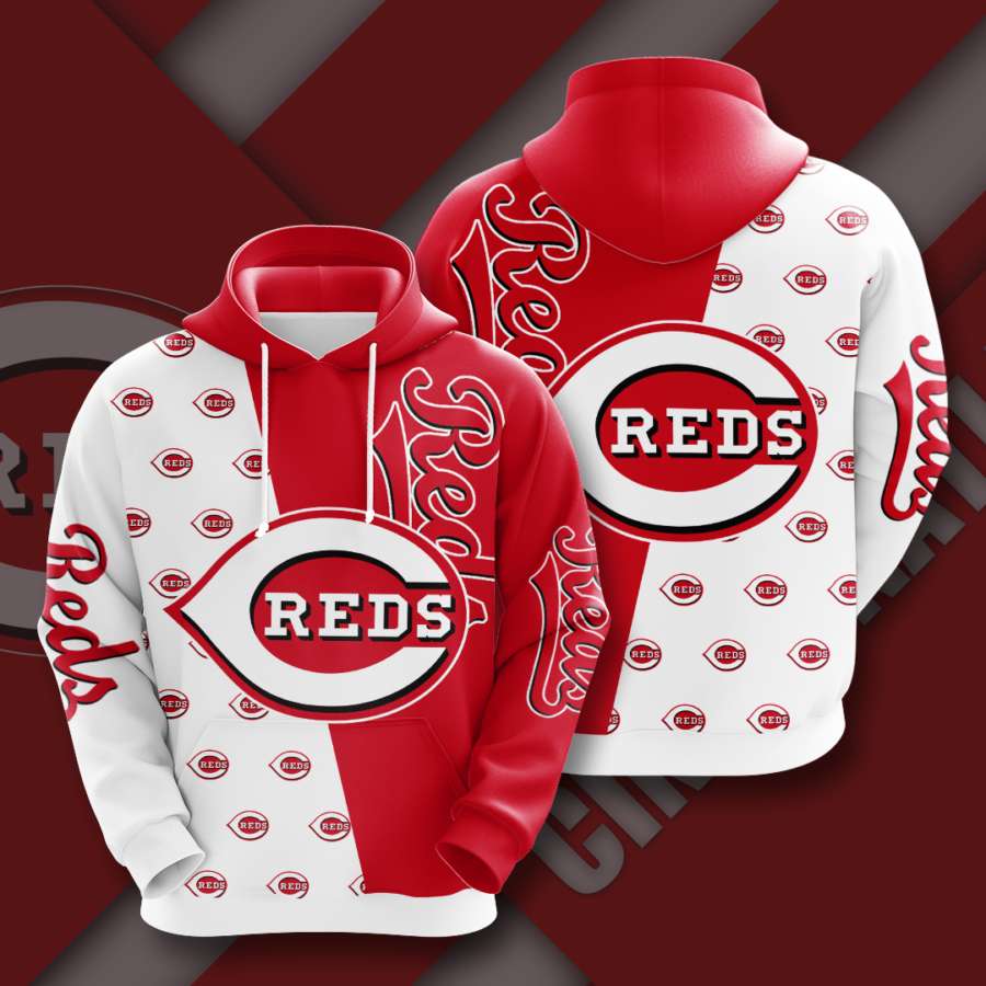 Cincinnati Reds Custom Hoodie 3D 10 Cincinnati Reds Custom Hoodie 3D