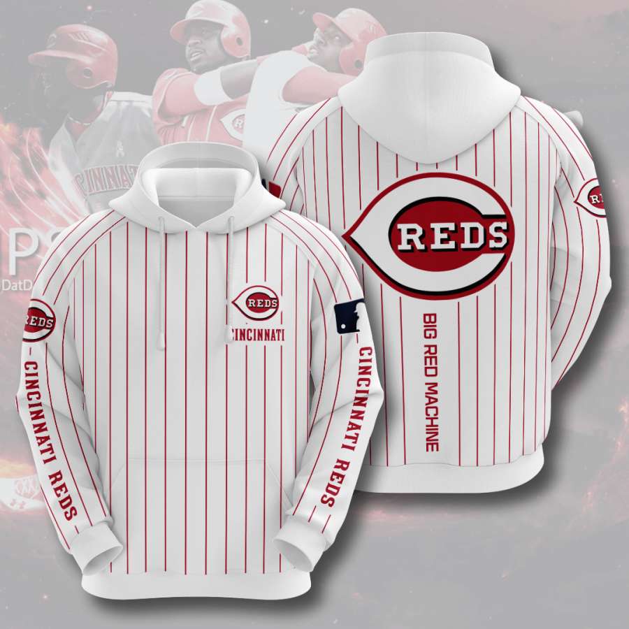 Cincinnati Reds Custom Hoodie 3D 5 Cincinnati Reds Custom Hoodie 3D