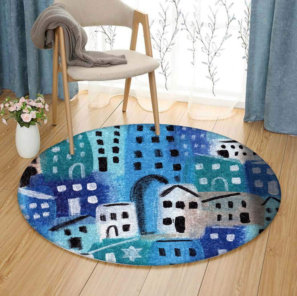 City Stores Temple Limited Edition Round Rug 7 City Stores Temple Limited Edition Round Rug