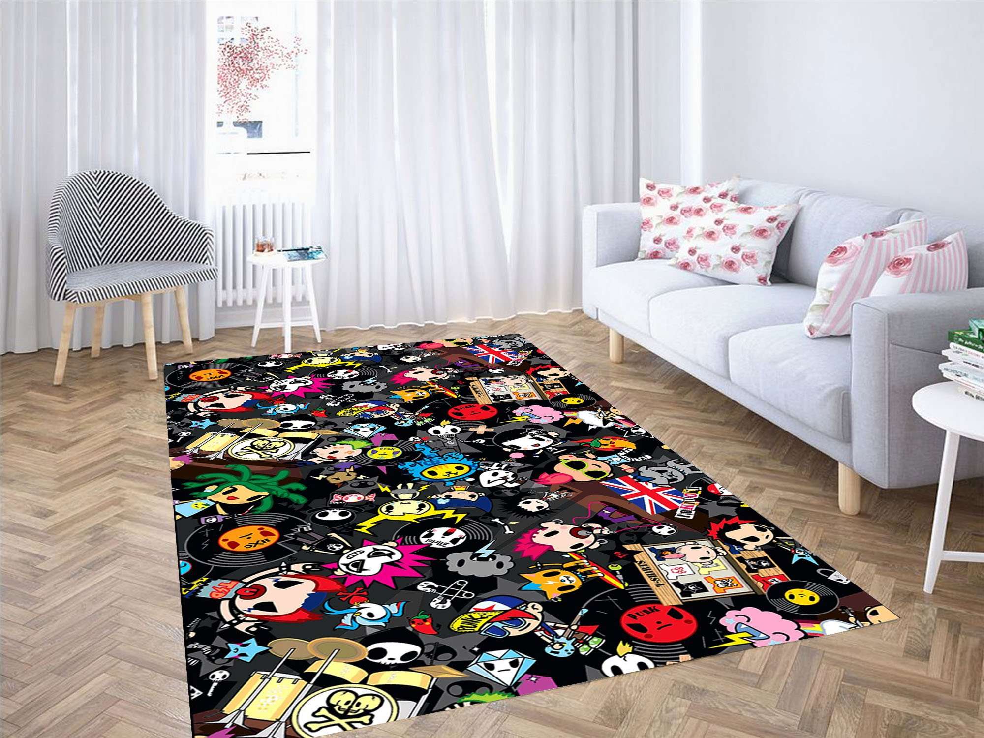 Clek Olli Booster Seat Tokidoki Seamless Pattern Rug