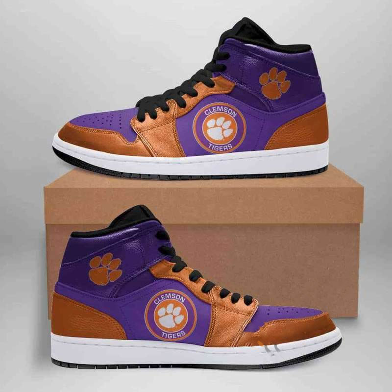 Clemson Tigers American Football Custom Air Jordan Shoes 8 Clemson Tigers American Football Custom Air Jordan Shoes