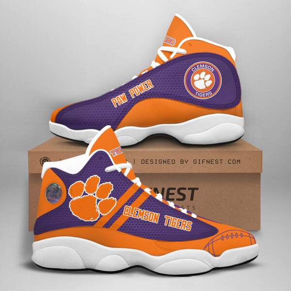 Clemson Tigers Custom Air Jordan Shoes