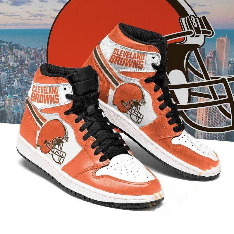 Cleveland Browns Custom Sneaker Air Jordan Shoes 13 Cleveland Browns Custom Sneaker Air Jordan Shoes