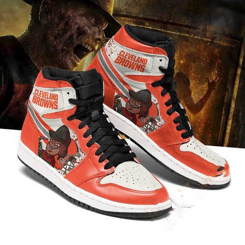 Cleveland Browns Horror Custom Air Jordan Shoes