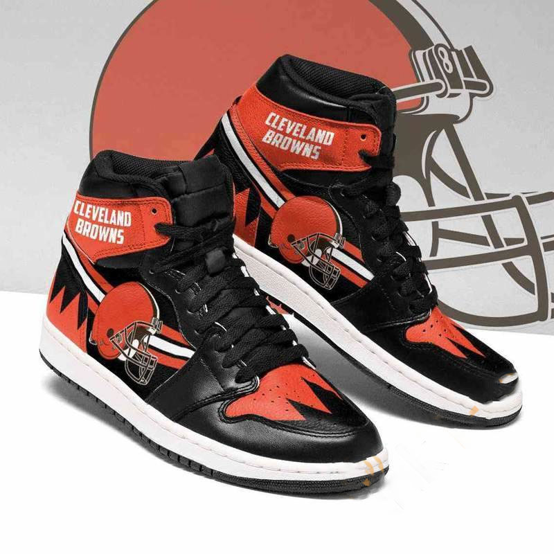 Cleveland Browns Nfl Football Custom Air Jordan Shoes