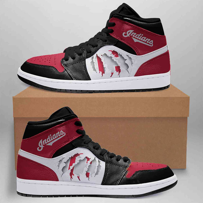 Cleveland Indians Mlb Custom Air Jordan Shoes 10 Cleveland Indians Mlb Custom Air Jordan Shoes