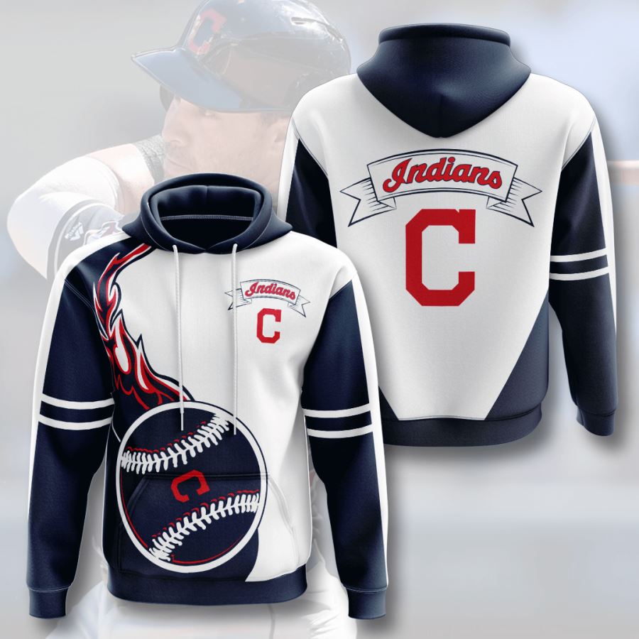 Cleveland Indians Custom Hoodie 3D