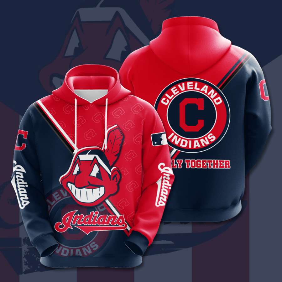 Cleveland Indians Custom Hoodie 3D