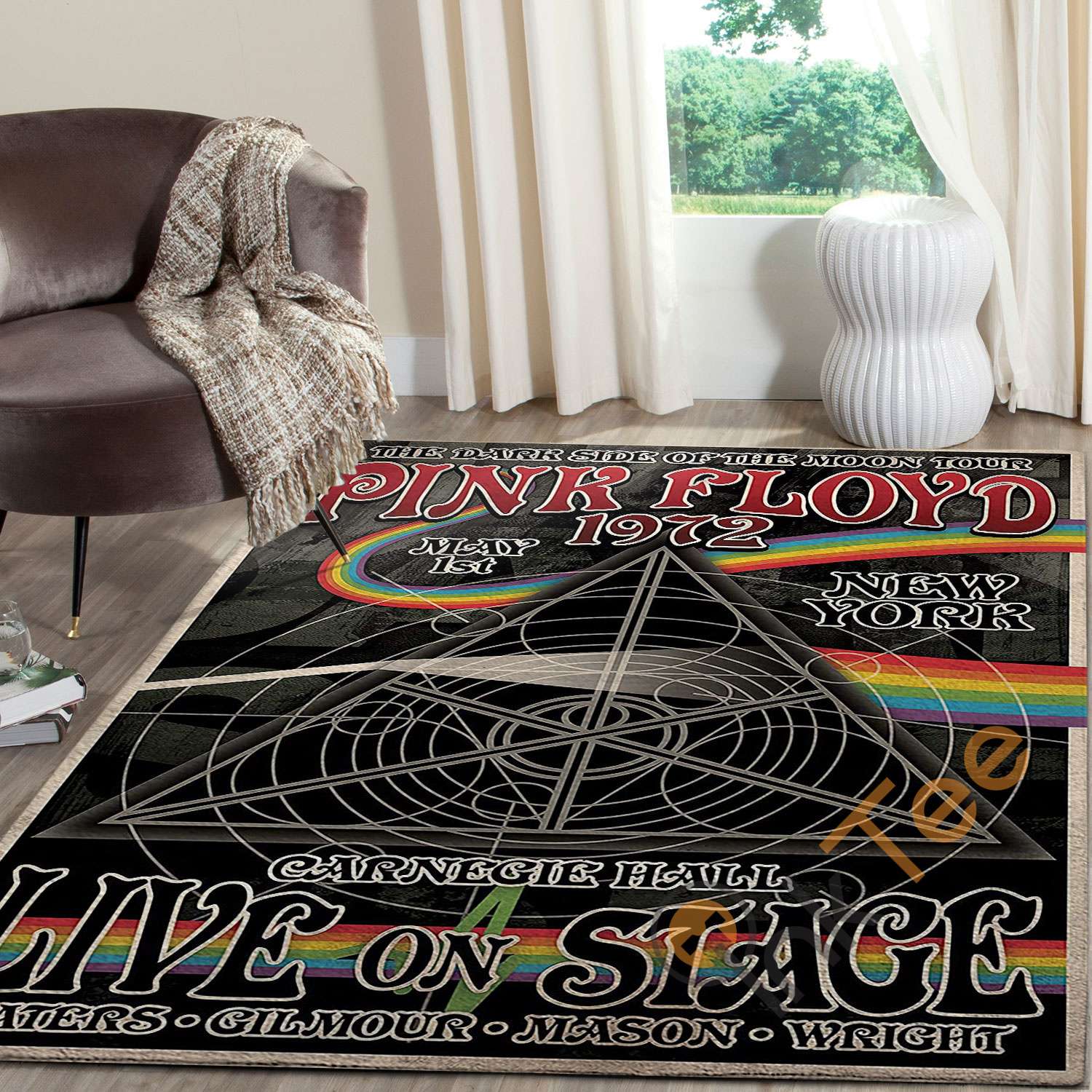 Close Up Pink Floyd The Dark Side Of The Moon Tour Rug 4 Close Up Pink Floyd The Dark Side Of The Moon Tour Rug
