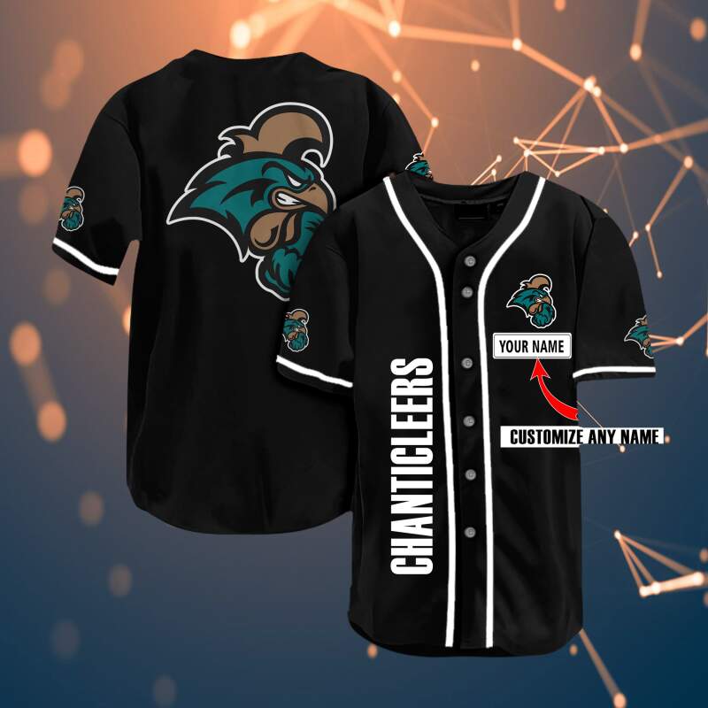 Coastal Carolina Chanticleers Personalized Name Fans Team Ncaa 3d Customization Gifts Baseball Jersey 3 Coastal Carolina Chanticleers Personalized Name Fans Team Ncaa 3d Customization Gifts Baseball Jersey