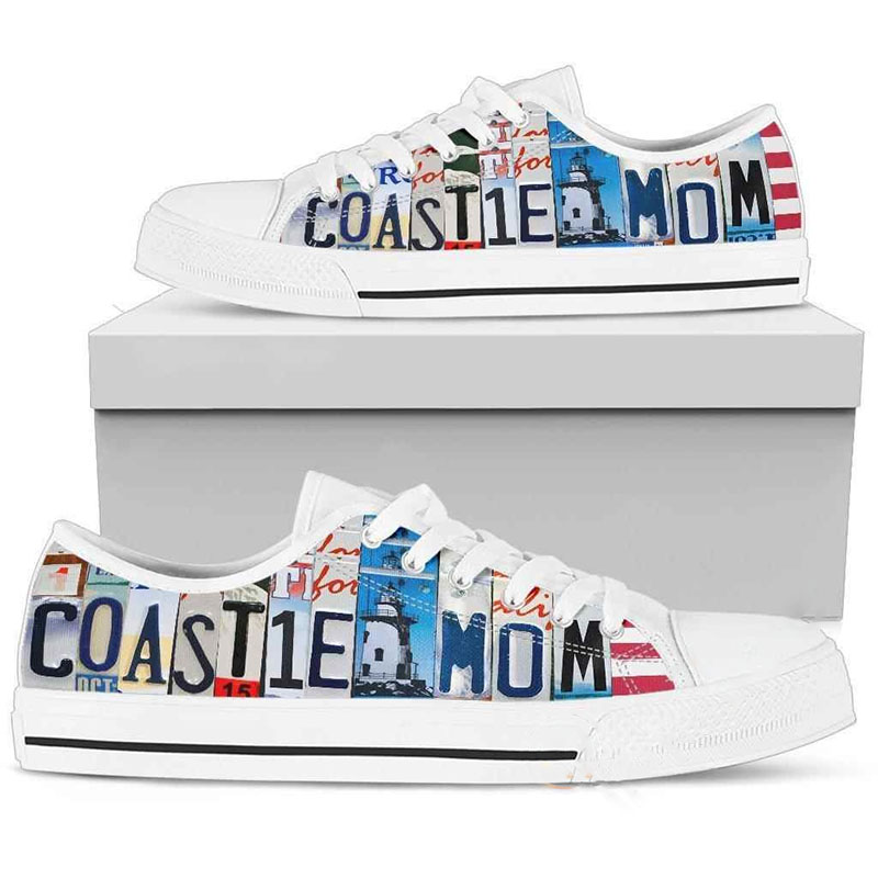 Coastie Mom Low Top Shoes 11 Coastie Mom Low Top Shoes