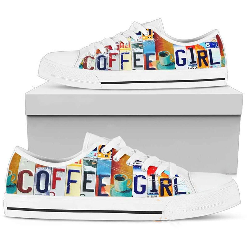 Coffee Girl Low Top Shoes