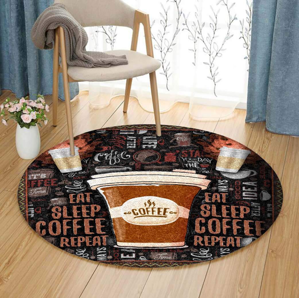 Coffee Limited Edition Round Rug