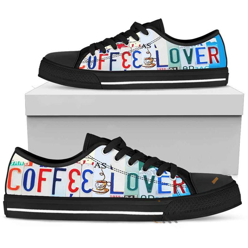 Coffee Lover Low Top Shoes