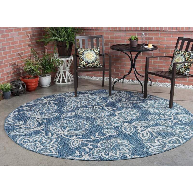 Colonnade Transitional Floral Limited Edition Round Rug