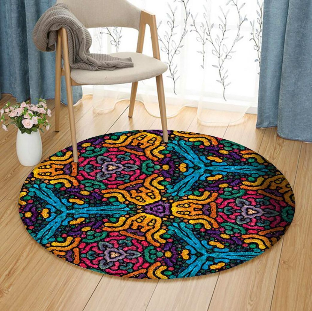 Color Limited Edition Round Rug 3 Color Limited Edition Round Rug
