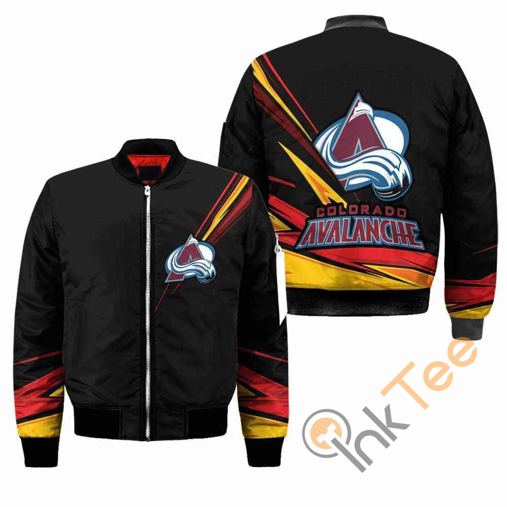 Colorado Avalanche NHL Black Apparel Best Christmas Gift For Fans Bomber Jacket