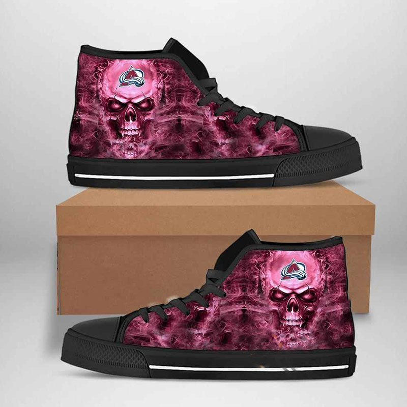 Colorado Avalanche NHL Hockey High Top Shoes