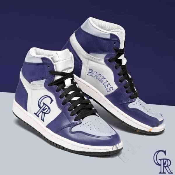 Colorado Rockies Mlb Baseball Custom Air Jordan Shoes