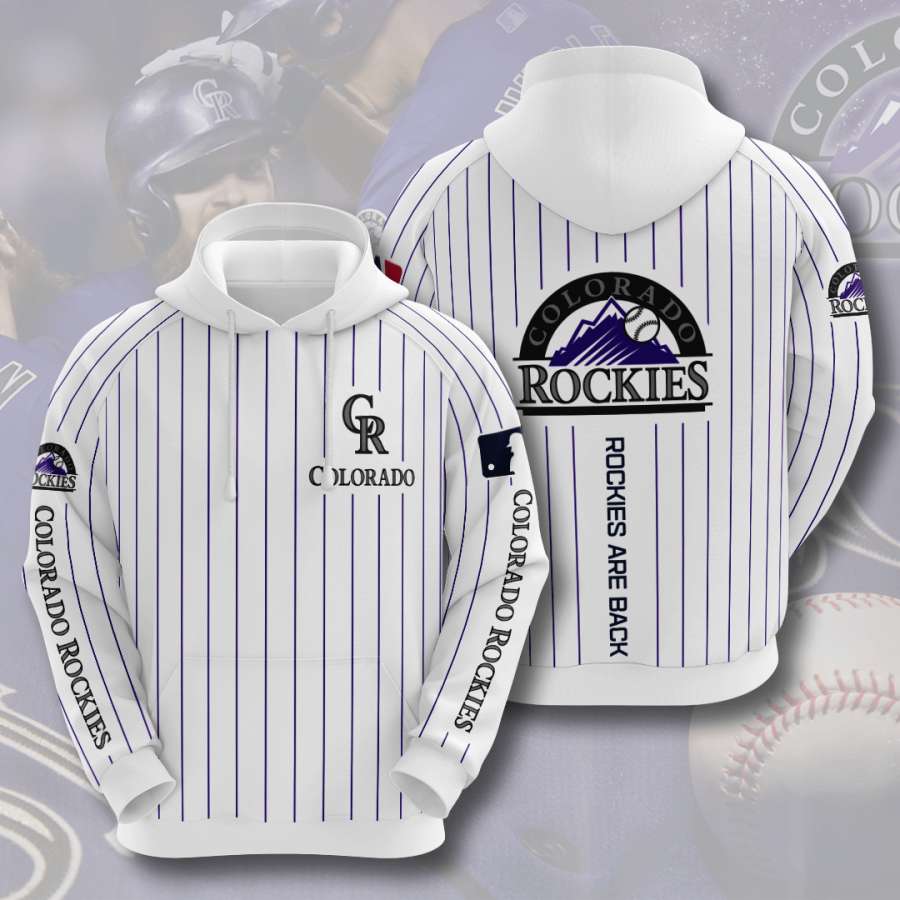 Colorado Rockies Custom Hoodie 3D