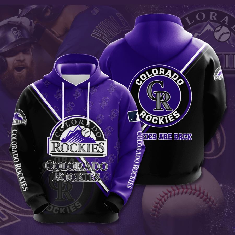 Colorado Rockies Custom Hoodie 3D