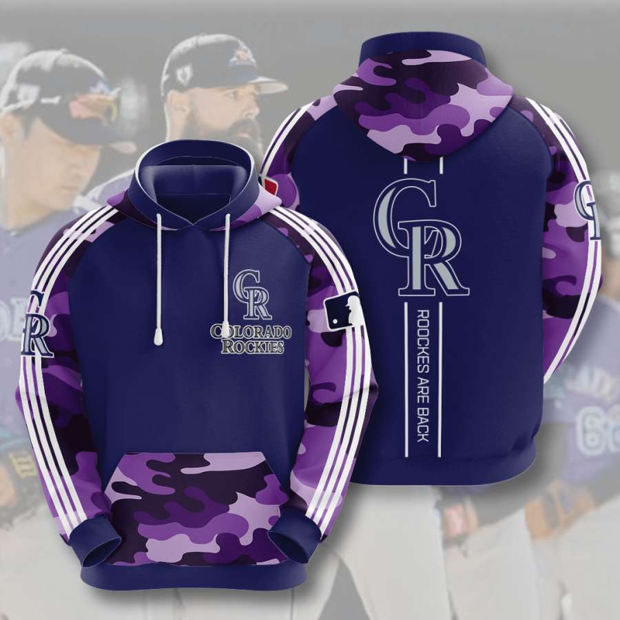 Colorado Rockies Custom Hoodie 3D