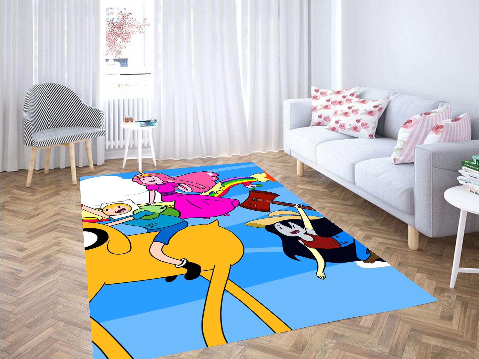Colorful Adventure Time Carpet Rug 1 Colorful Adventure Time Carpet Rug