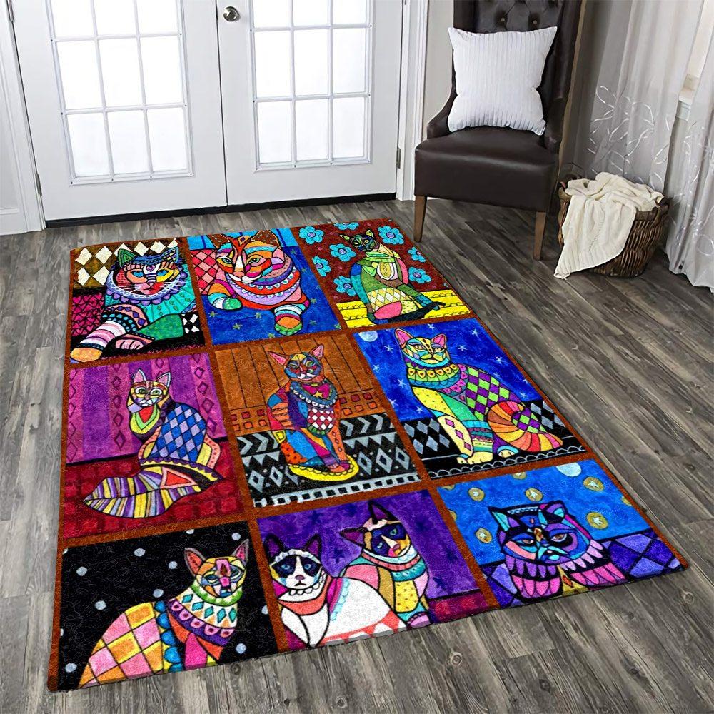 Colorful Cat Limited Edition Rug 7 Colorful Cat Limited Edition Rug