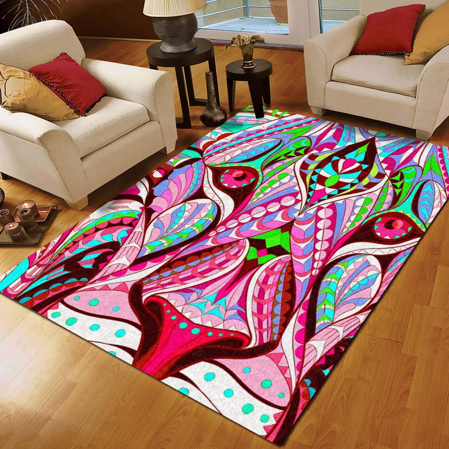Colorful Lion Limited Edition Rug 2 Colorful Lion Limited Edition Rug