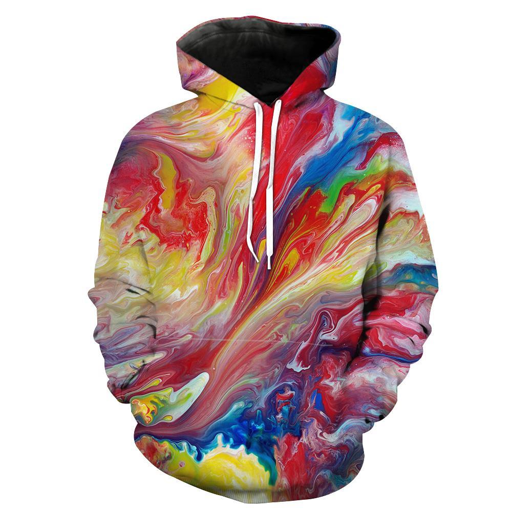 Colorful Paint Colorful Hoodie 3D