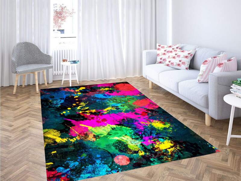 Colorful Spark Carpet Rug 2 Colorful Spark Carpet Rug