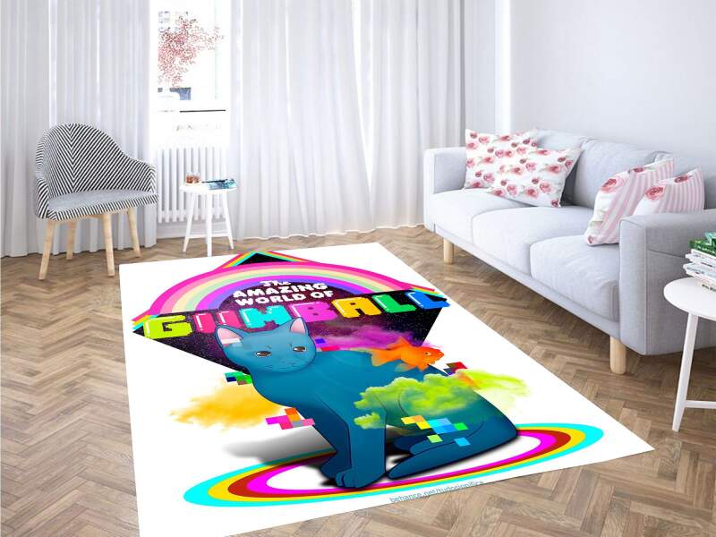 Colorful The Amazing World Of Gimball Carpet Rug 1 Colorful The Amazing World Of Gimball Carpet Rug