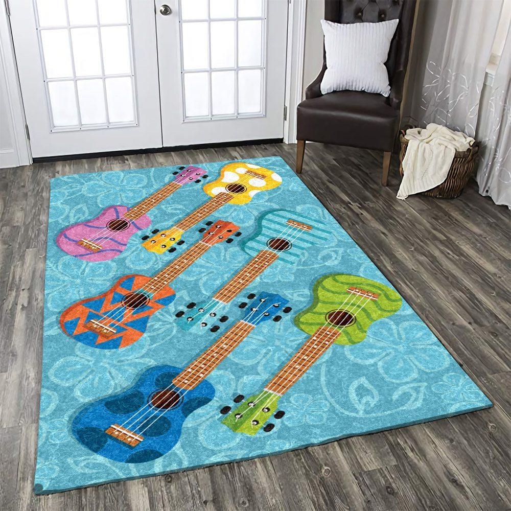 Colorful Ukulele Limited Edition Rug 1 Colorful Ukulele Limited Edition Rug
