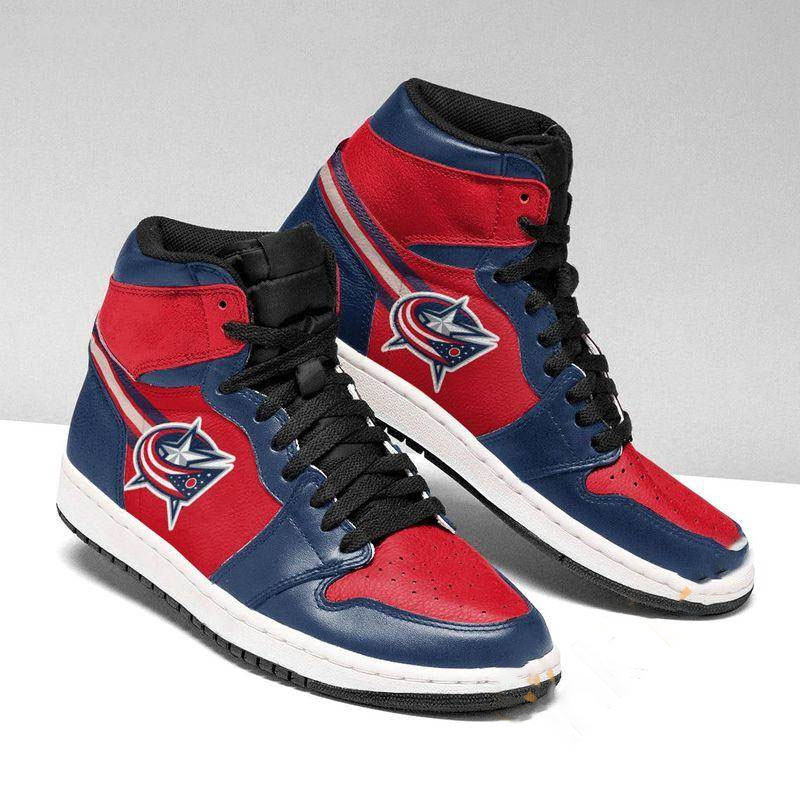 Columbus Blue Jackets Custom Sneaker Air Jordan Shoes