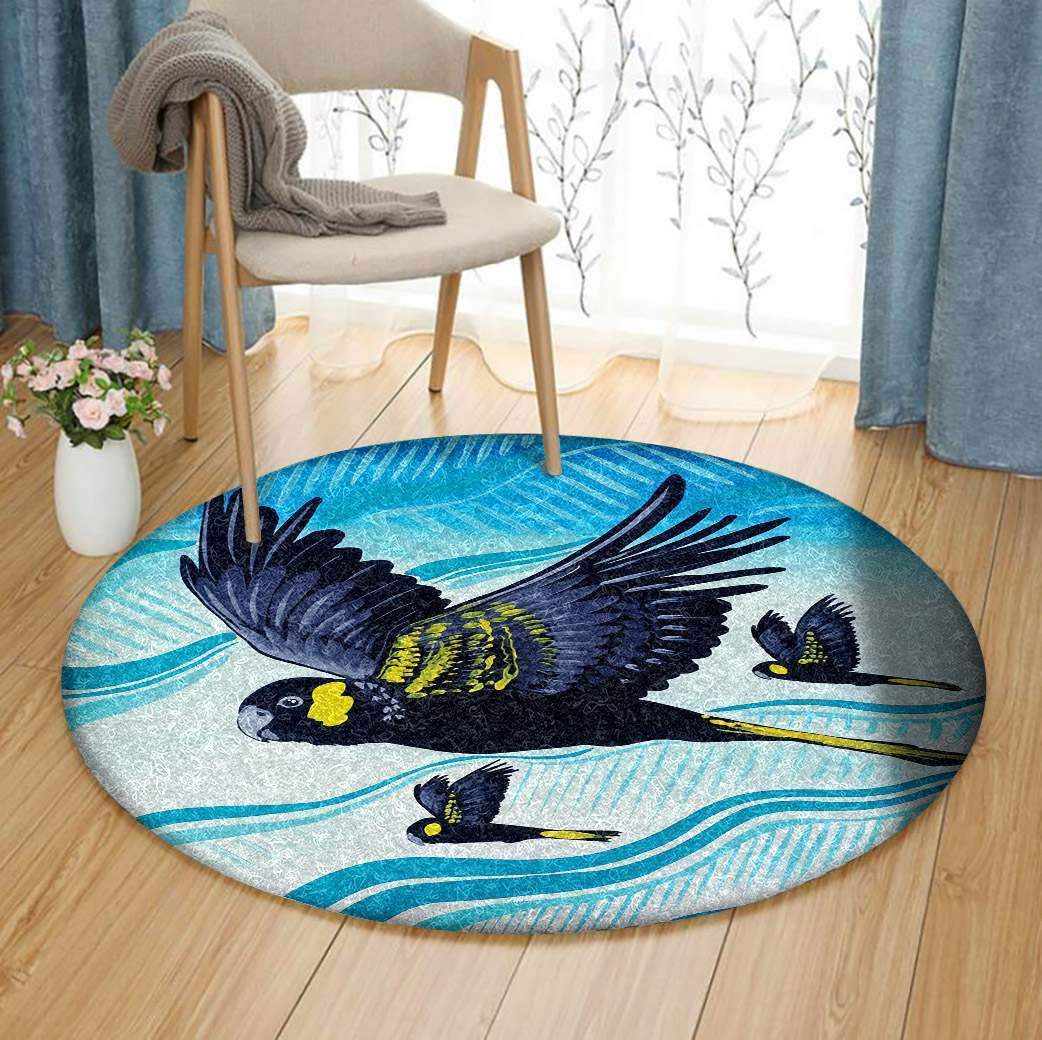 Companion Parrot Limited Edition Round Rug 4 Companion Parrot Limited Edition Round Rug