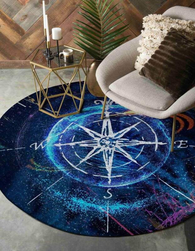 Compass Limited Edition Round Rug 1 Compass Limited Edition Round Rug