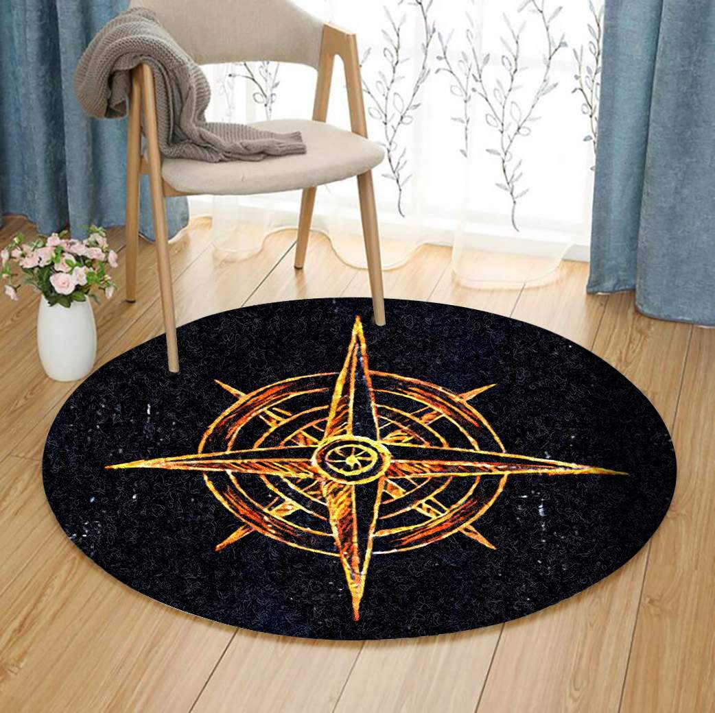 Compass Limited Edition Round Rug 3 Compass Limited Edition Round Rug