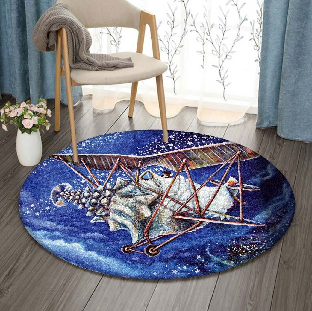 Conch Flyer Abigail White Limited Edition Round Rug 8 Conch Flyer Abigail White Limited Edition Round Rug